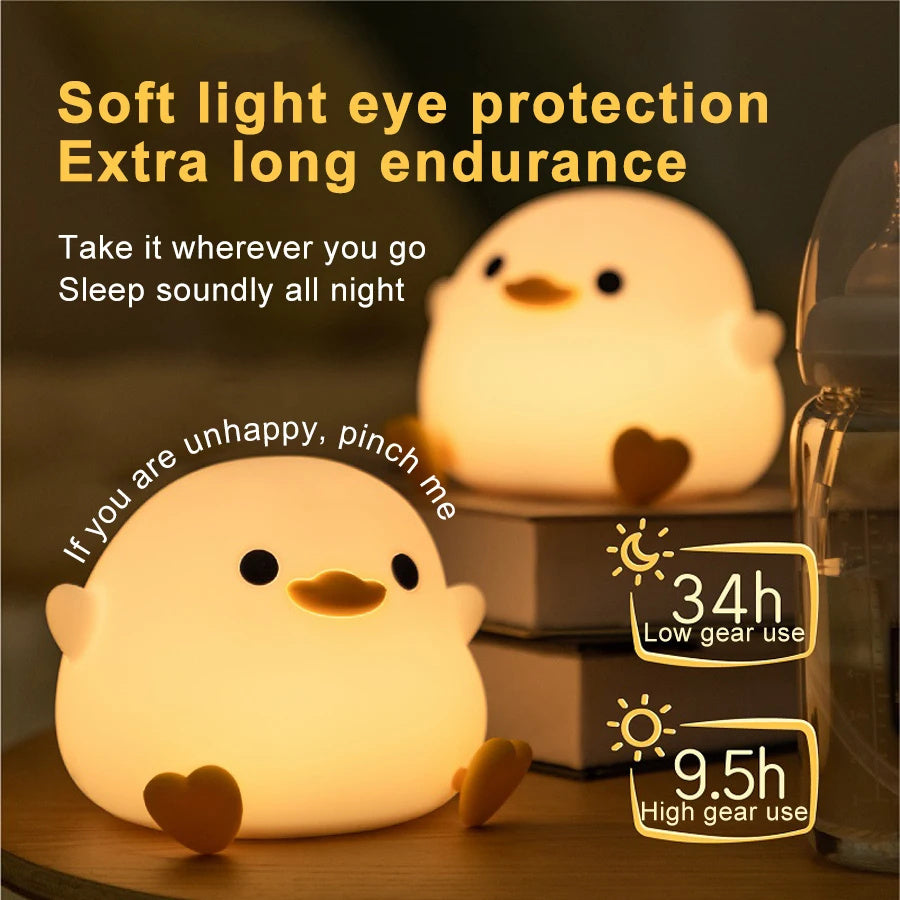 Doudou Duck Silicone Night Light